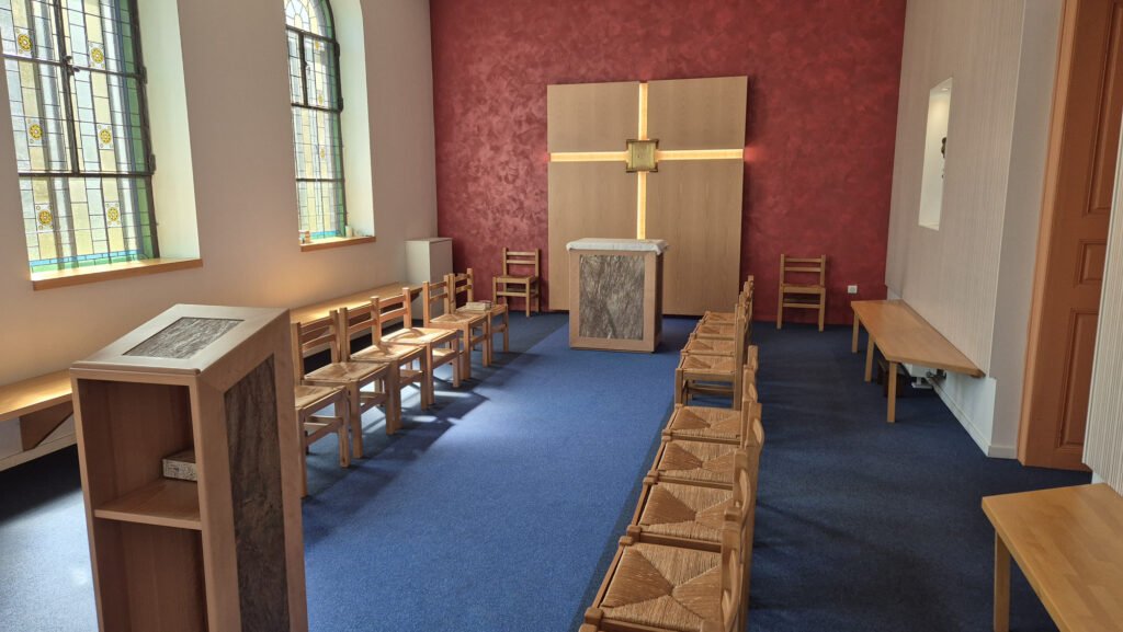 Inside the chapel